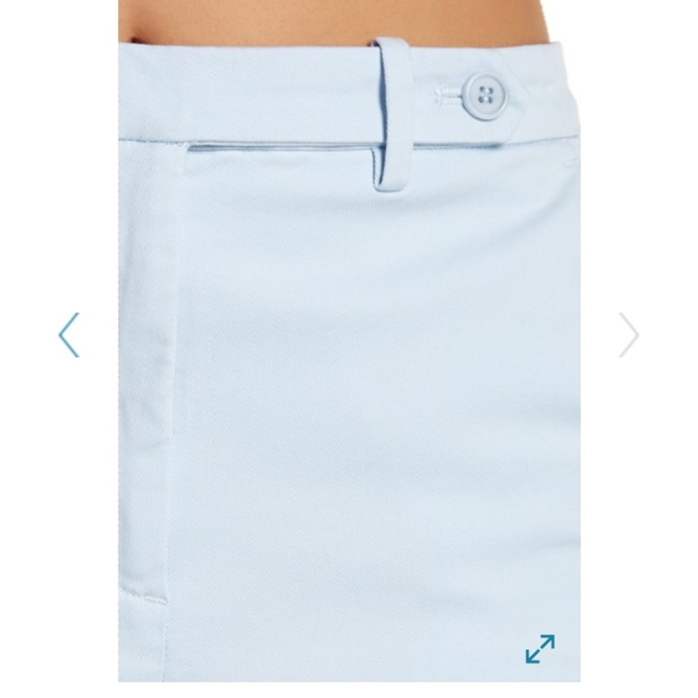 NWT Theory Nadeema Relaxed Chino Pants 8 light blue capri - Picture 2 of 5